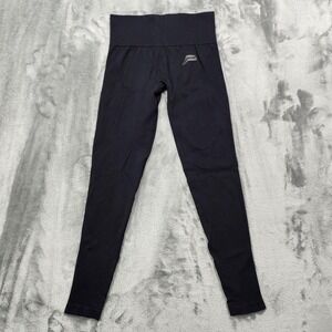 Pursue Fitness Leggings Womens S‎ Black High Rise Seamless Ankle Yoga Running